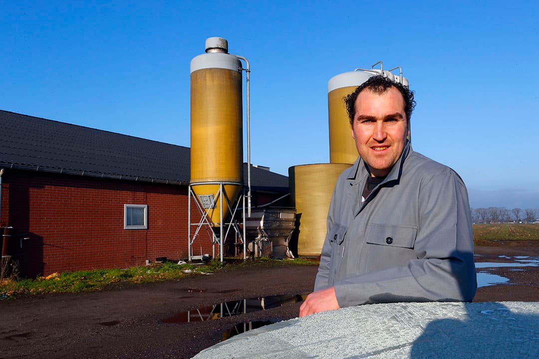 Varkenshouder Ronald van Leeuwen. - Foto: Bert Jansen