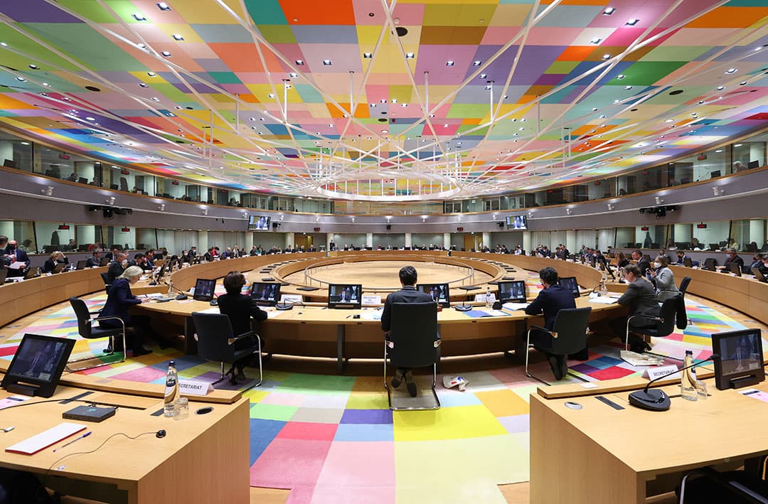 Overleg Europese landbouwministers. - Foto: Misset