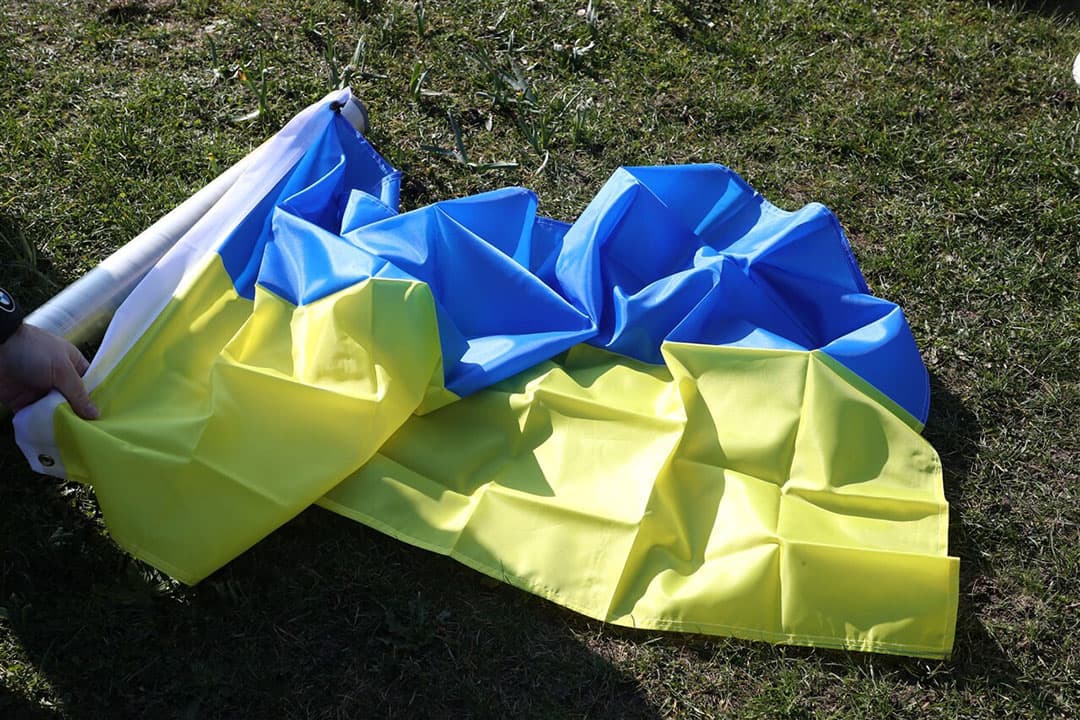 Vlag van Oekraïne. - Foto: ANP