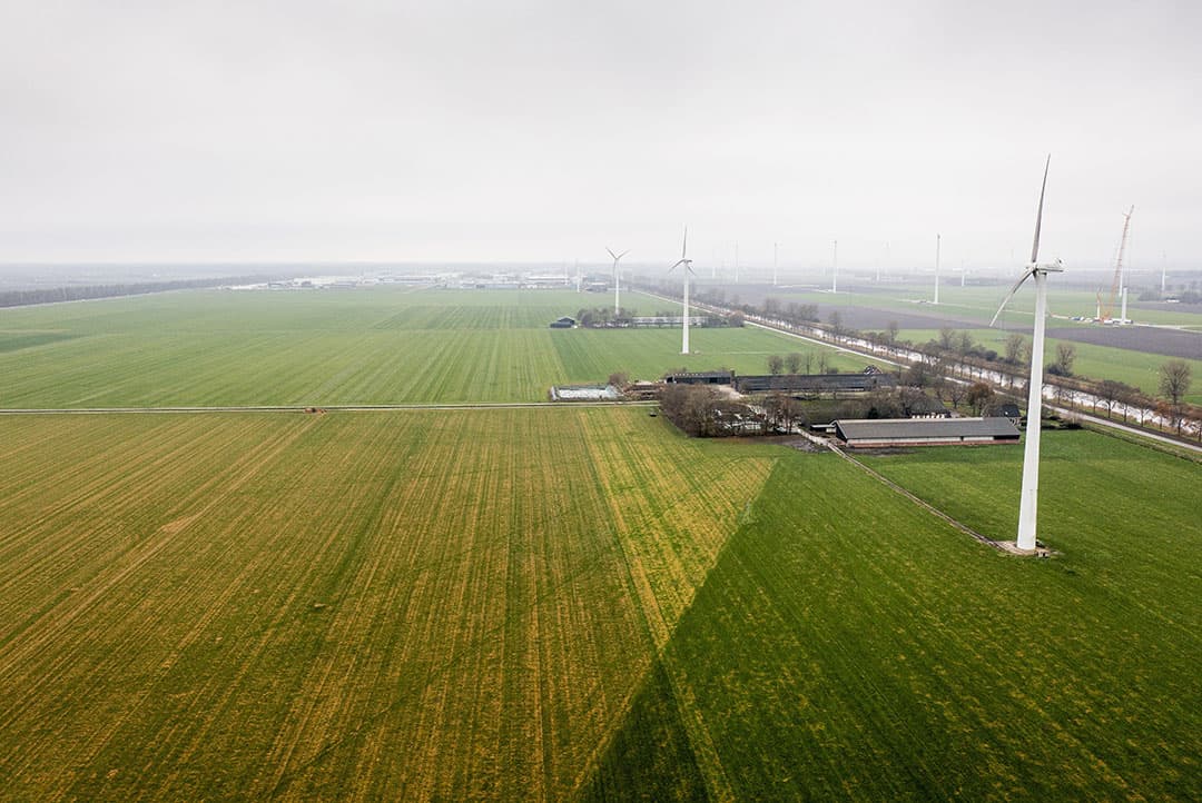 De locatie waar Meta een datacenter wil bouwen in de gemeente Zeewolde. - Foto: ANP