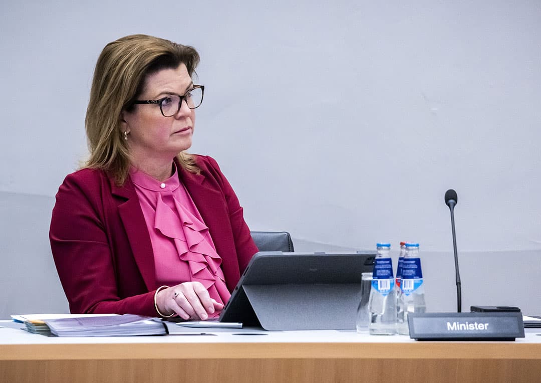 Christianne van der Wal, minister voor Natuur en Stikstof, tijdens het commissiedebat op 10 maart in de Tweede Kamer over de stikstofproblematiek. - Foto: ANP