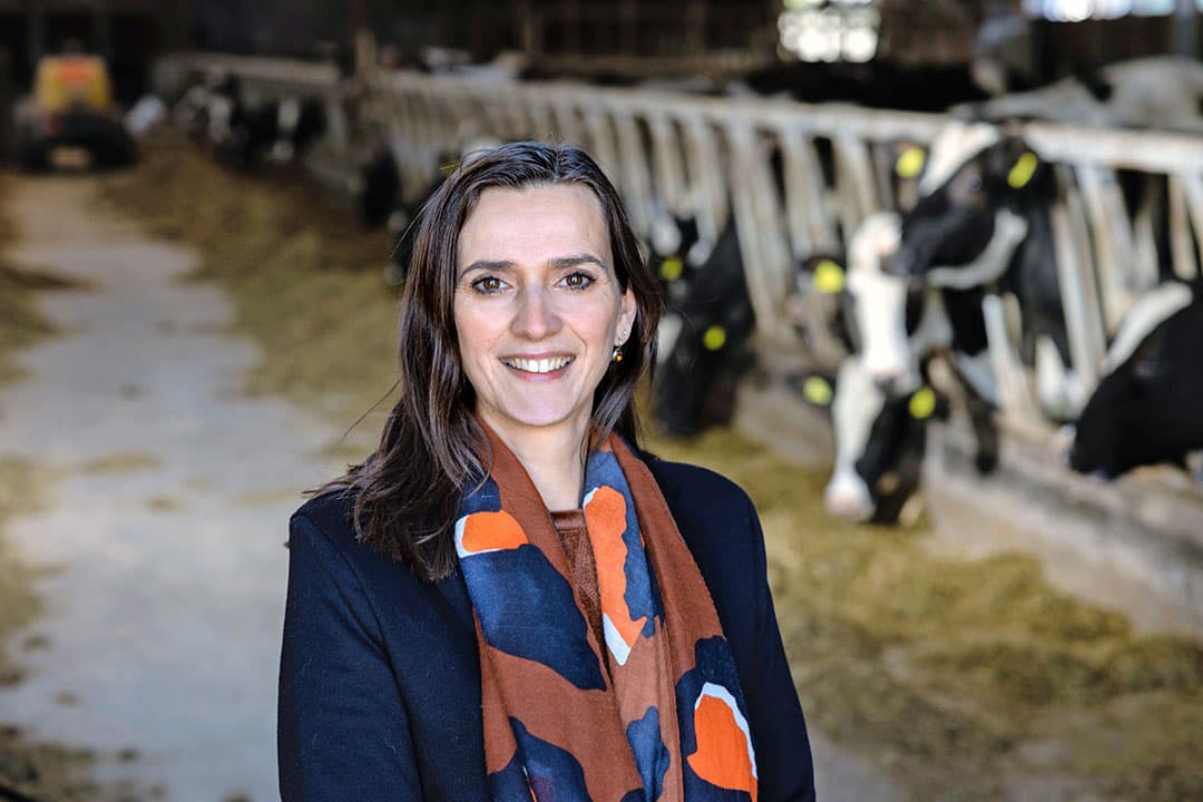 Judith de Vor, gemeenteraadslid in Oudewater voor het CDA: "We moeten oppassen dat de melkveehouderij en dus de productie van zuivel uit deze regio verdwijnt." - Foto: Herbert Wiggerman