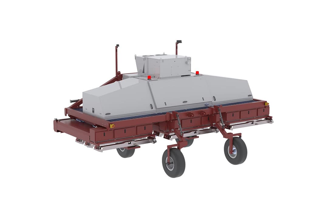 Achteraanzicht van de LaserWeeder. - Foto: Carbon Robotics