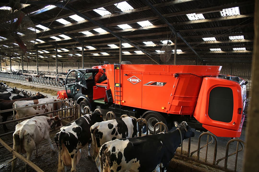 Kuhn SPW Intense-zelfrijders hebben vanaf nu een nieuwe Fase 5 Volvo-motor. Het vermogen groeit naar 250 pk. - Foto: Kuhn.