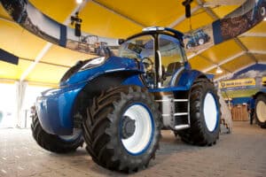 Al in 2017 stelde New Holland in Amerika op de Farm Progress show een conceptversie van zijn methaangas trekker voor. - Foto: Mark Pasveer