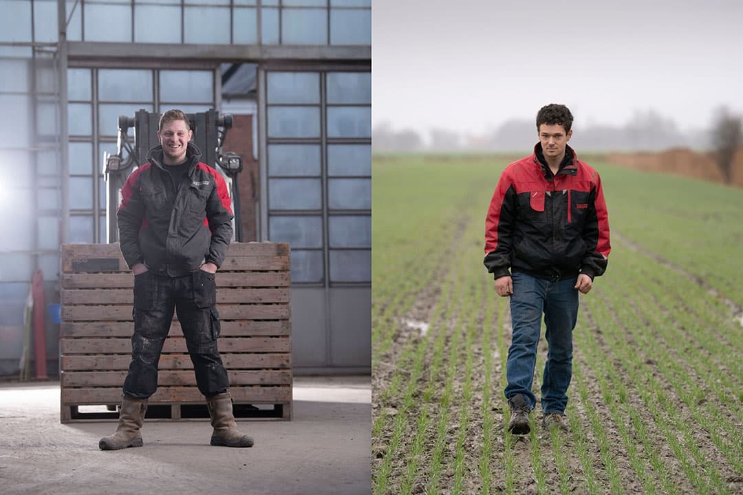 Bedrijfsopvolgers Frank (24, links) en John (24) Biemond. - Foto's: Mark Pasveer