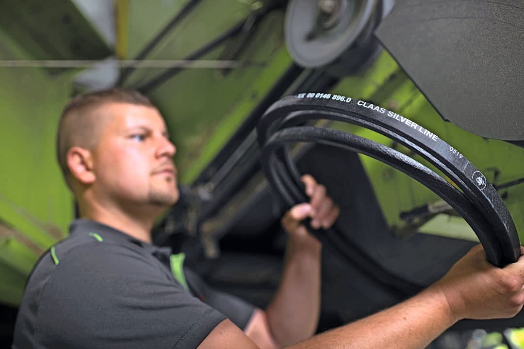Voor oudere machines zijn vervangende onderdelen met een zeer lange levensduur onnodig prijzig. Claas Silver Line is 'goede kwaliteit voor een redelijke prijs'. - Foto: Claas