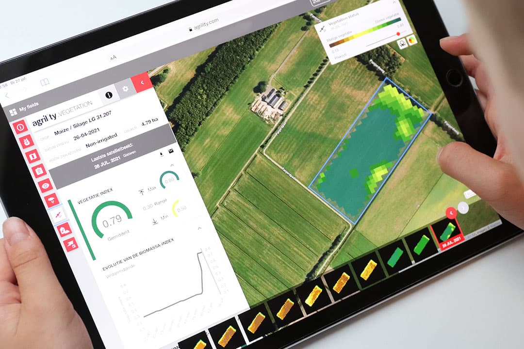 Limagrain introduceert met Agrility een praktische tool, waarbij telers via e-mailrapportages de maisgroei kunnen volgen op smartphone, tablet of pc. Zo nodig kunnen ze tijdig bijsturen in hun teelt - Foto: Limagrain
