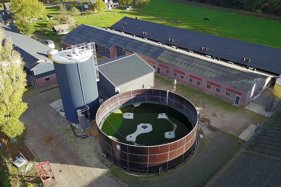 De monovergister bij onderzoeksbedrijf De Hoeve. - Foto: Bert Jansen