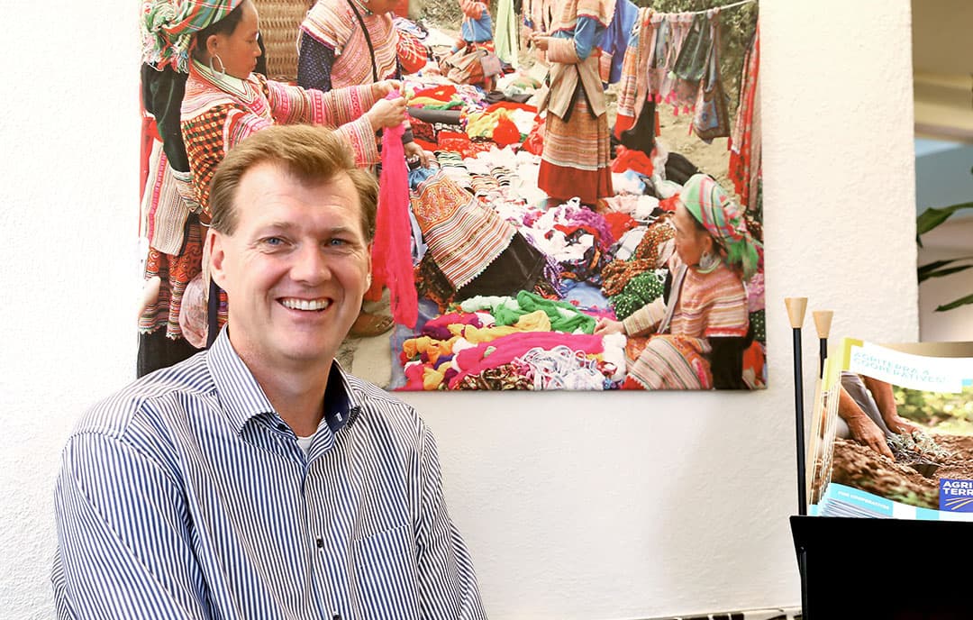Marco Schouten: “Agriterra is een idealistische organisatie met economische doelen voor ogen.” - Foto: Henk Riswick