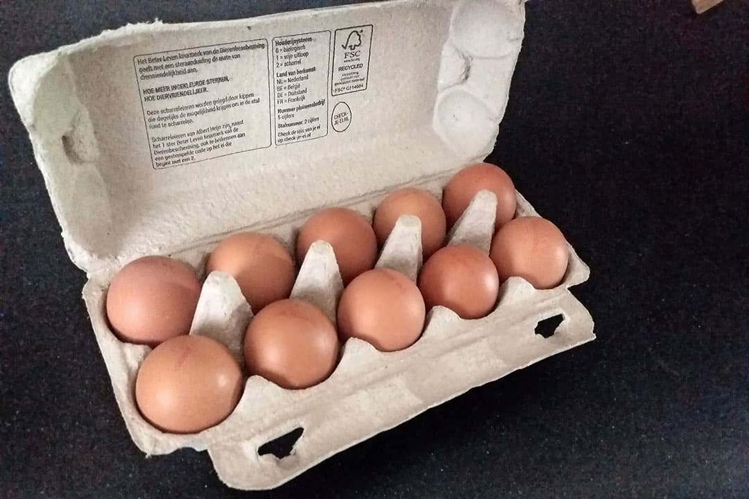 Albert Heijn betaalt leghennenhouders voor tafeleieren een toeslag van € 0,008 per ei. - Foto: Norbert van der Werff