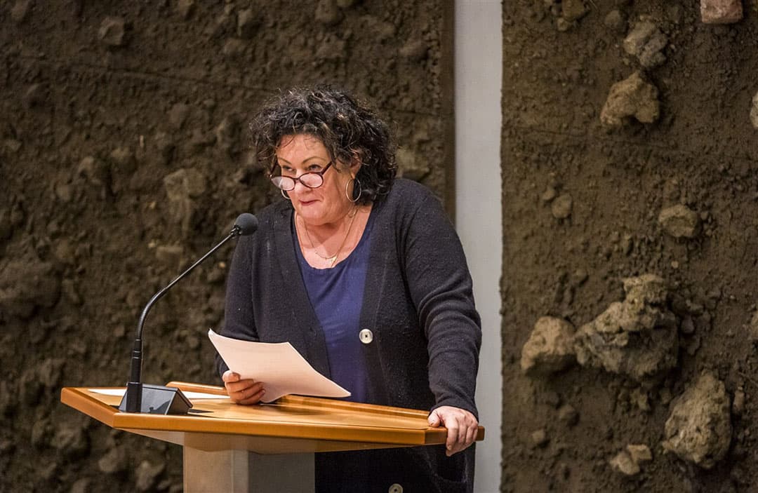 Caroline van der Plas (BBB) in de Tweede Kamer tijdens de Algemene Financiele Beschouwingen. - Foto: ANP
