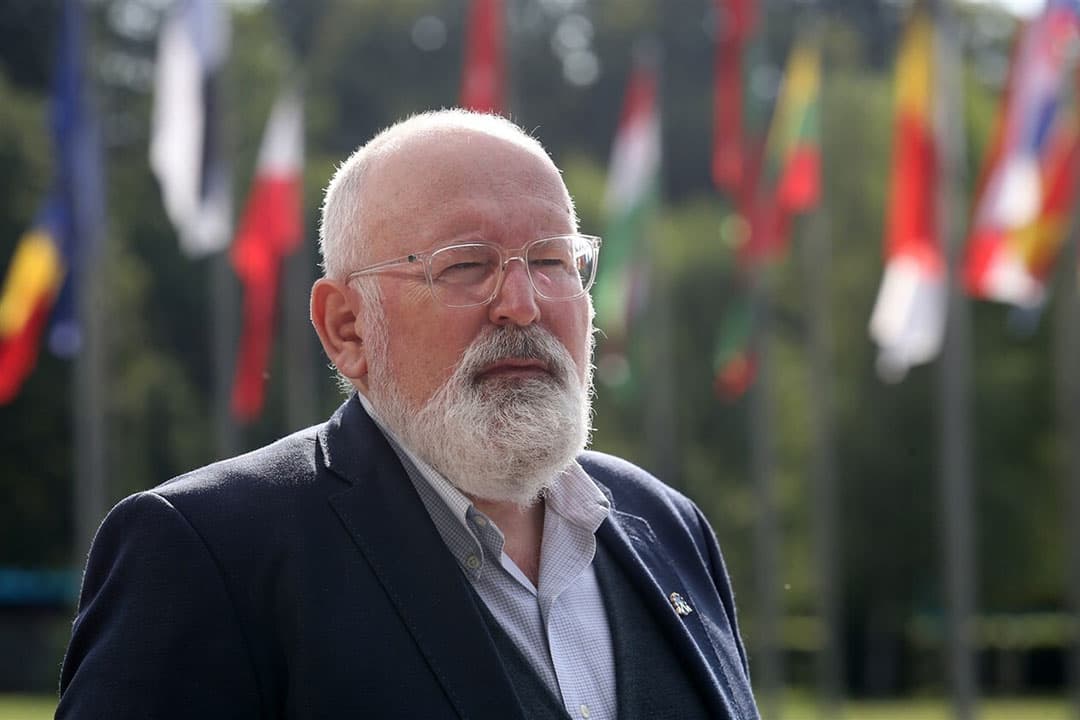 EU-commissaris Frans Timmermans. - Foto: EPA