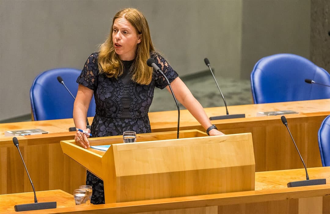 Minister van landbouw Carola Schouten tijdens het eerste vragenuur na het zomerreces, op 7 september. - Foto: ANP