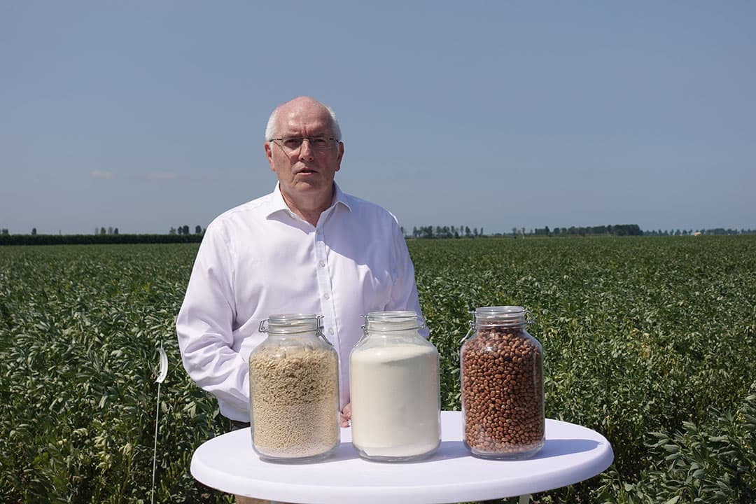 Directeur Jos Hugense van Meatless: "Om lokale veldbonenketen succesvol te maken is inspanning van alle ketenpartners nodig." - Foto: Iris Hofman
