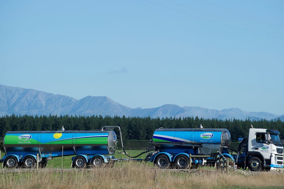 Fonterra omzeilt te logistieke problemen via een deelname in de logistieke joint venture Kotahi. - Foto: Fonterra