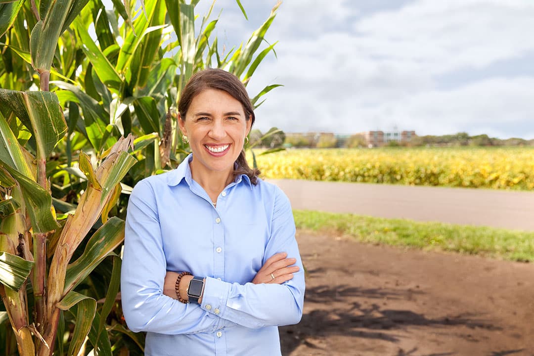 Wendy Srnic, vicepresident van R&D Zaden van Corteva Agriscience, stelt dat nieuwe gentechnieken noodzakelijk zijn om voldoende voedsel te blijven produceren. - Foto: Corteva Agriscience