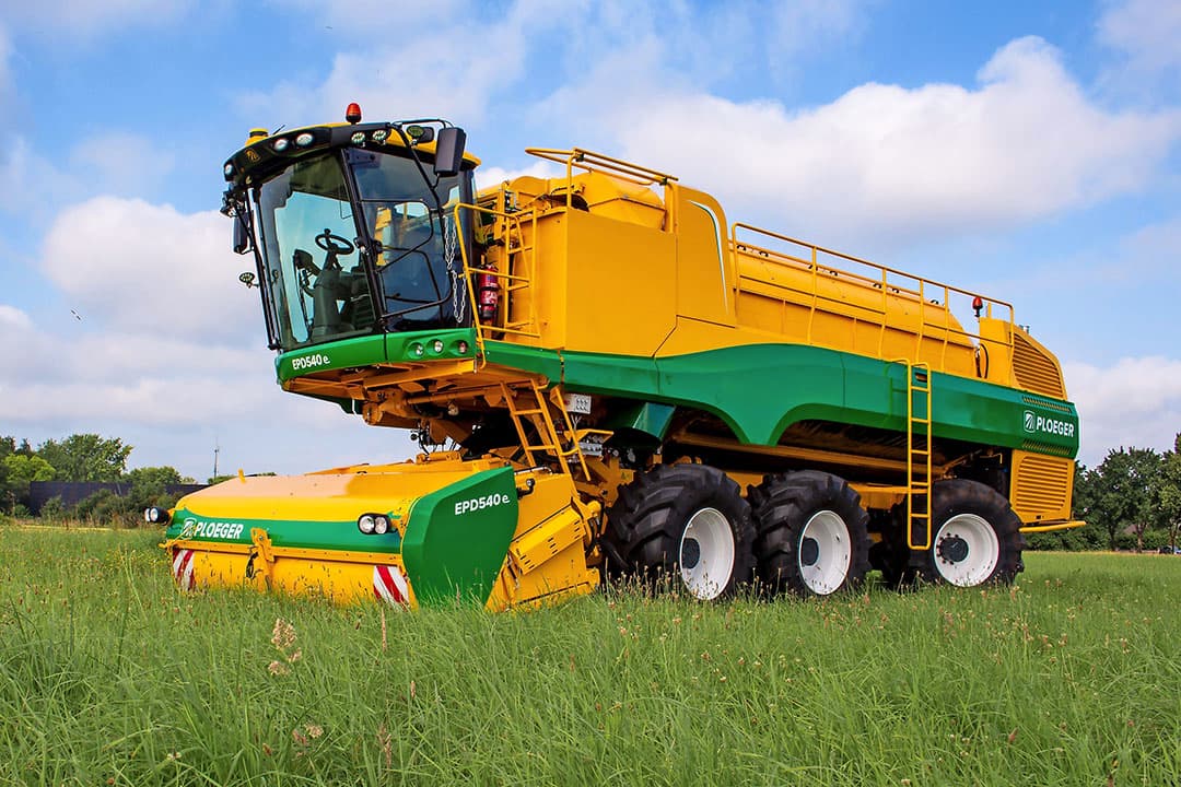 Het prototype EPD540e op drie assen. - Foto: Ploeger