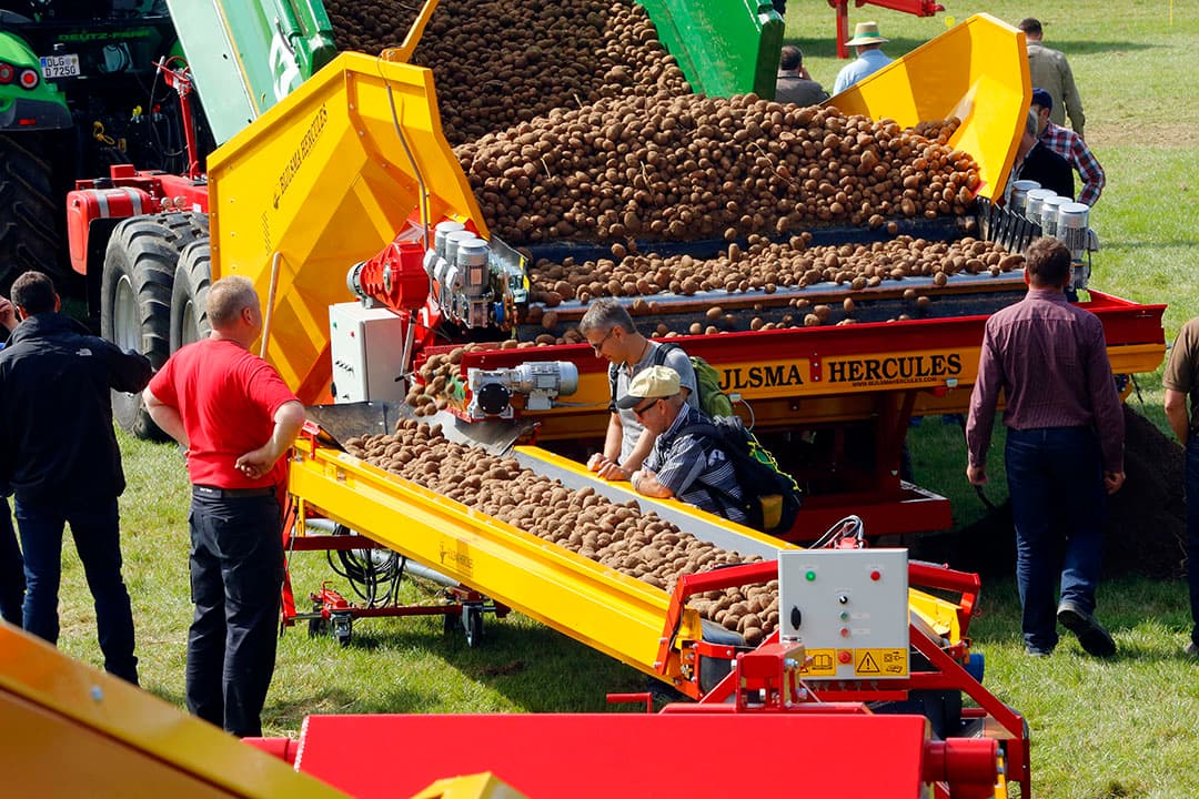 Een van de producten van Bijlsma Hercules op Potato Europe. - Foto: Henk Riswick
