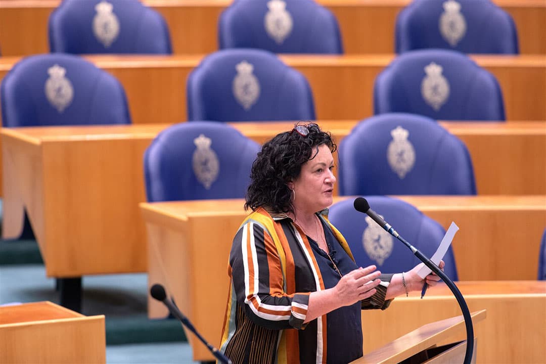 Caroline van der Plas tijdens een Vragenuur in de Tweede Kamer. - Foto: ANP