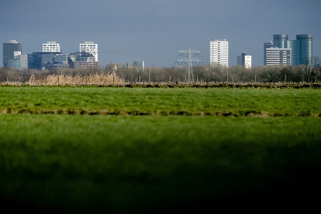 Het poldergebied Rijnenburg. Er kunnen duizenden woningen komen. - Foto: ANP