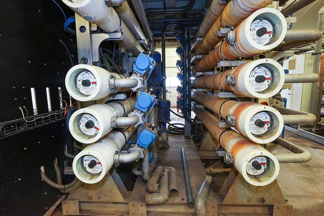 Voor de verwerking van de dunne fractie maakt Kumac gebruik van omgekeerde osmose als techniek.