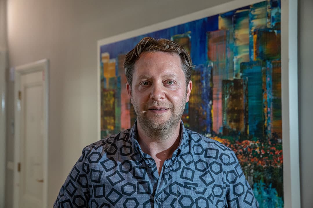 Peter ter Linde, directeur LeeO, verwacht niet dat China hun hard- en software op korte termijn kan namaken. - Foto: Ronald Hissink