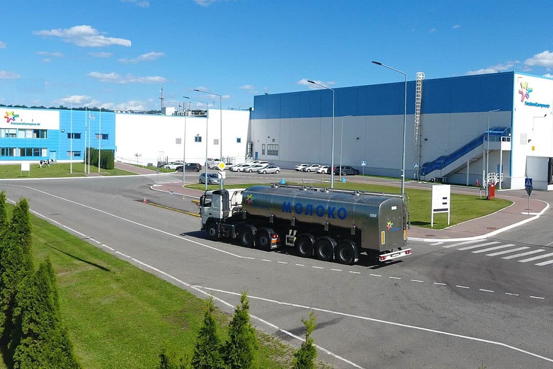 Fabriek van FrieslandCampina in Stupino, Rusland. - Foto: FrieslandCampina