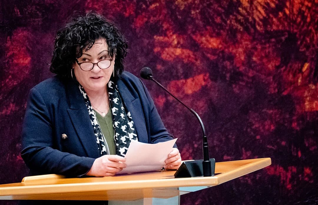 Caroline van der Plas tijdens een debat in de Tweede Kamer. - Foto: ANP