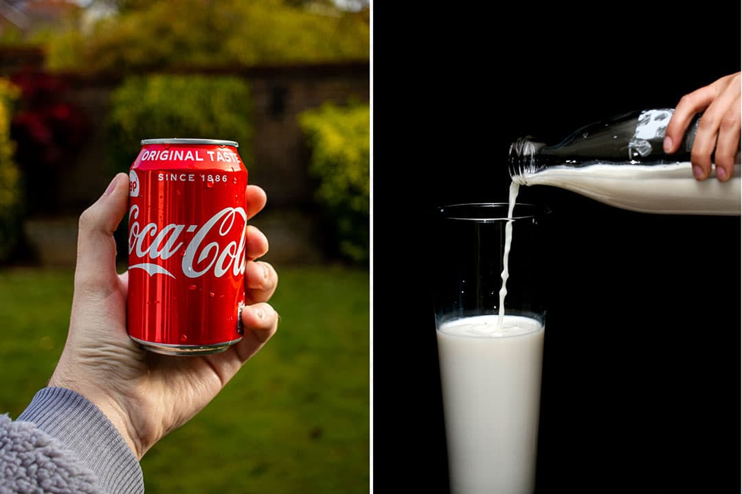 Coca Cola houdt de vraag groot en produceert krap, zodat alle producten snel door de leveringsketen gaan. Melkveehouders doen het net andersom, zegt columnist Mari van Genugten. - Foto: Canva