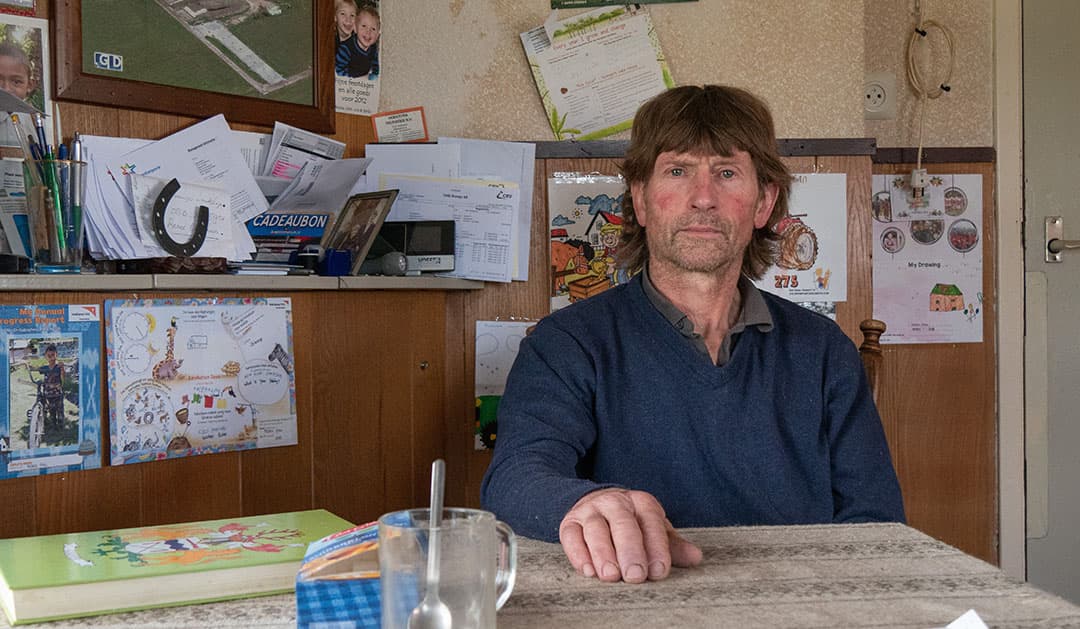 Melkveehouder Henk Gommer heeft geen opvolger. - Foto: Theo Galama