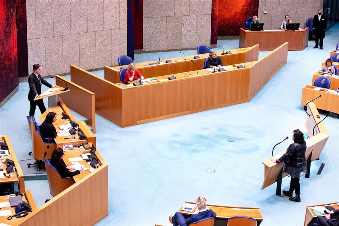 Caroline van der Plas (BBB) interrumpeert Mark Rutte. - Foto: ANP