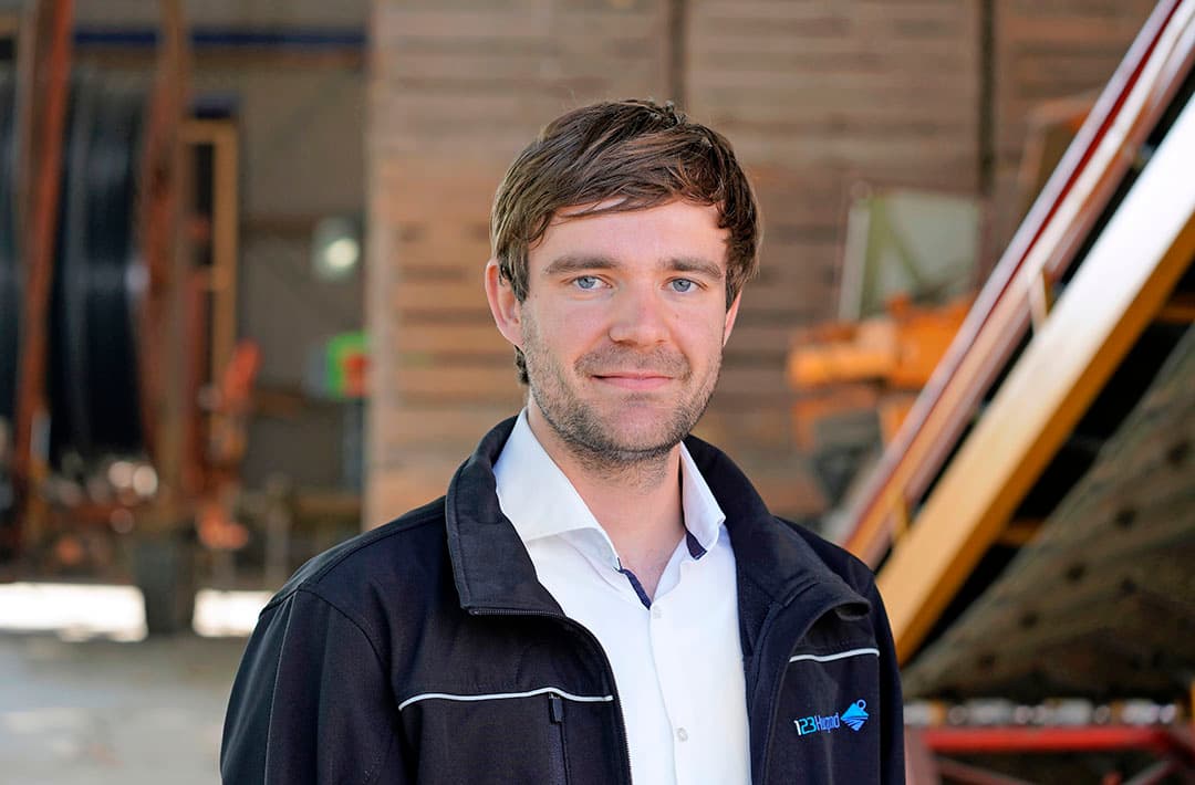 Bart Keizers, oprichter van FarmTrade: "Wij zijn zelf geen partij in de handel." - Foto: Ruud Ploeg