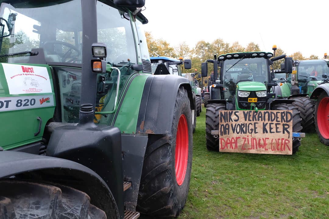 Boerenprotest, oktober 2019. - Foto: Roel Dijkstra / Fred Libochant