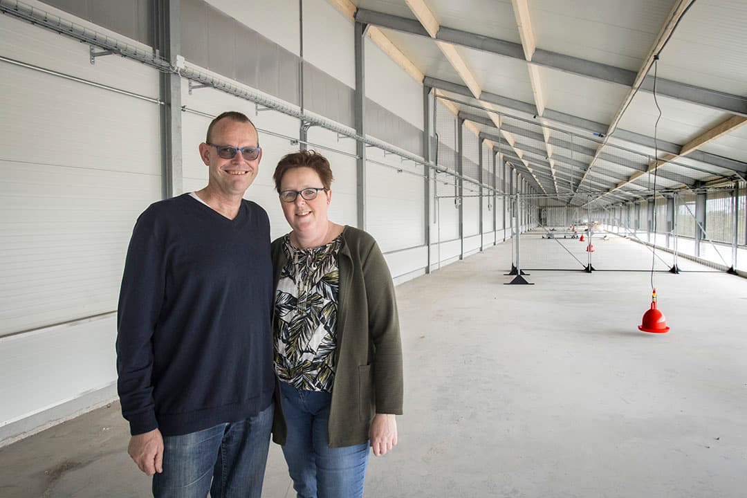 Pieter en Karina Franken bouwden nieuw na een stalbrand.