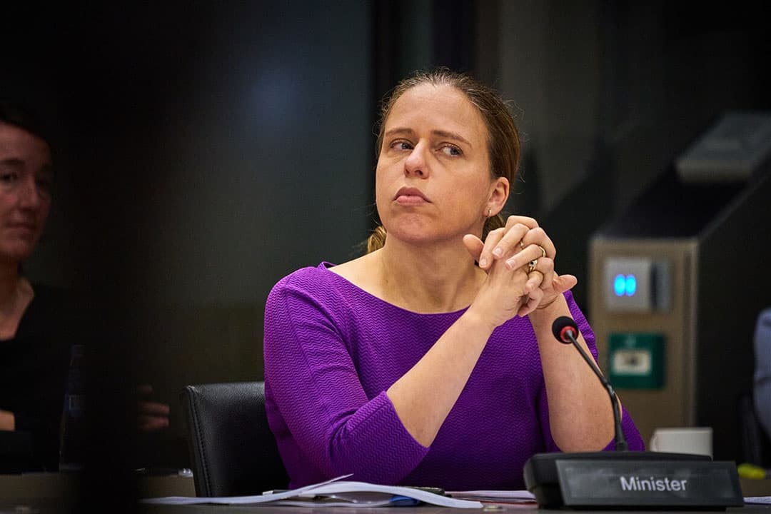 Alle nertsen die commercieel worden gehouden in Nederland zijn gedood. Dat laat landbouwminister Carola Schouten weten tijdens een debat. Foto: ANP