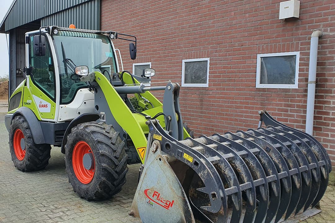 Maatschap Wijnberg:  Claas TORION Compact is wendbaar en betrouwbaar