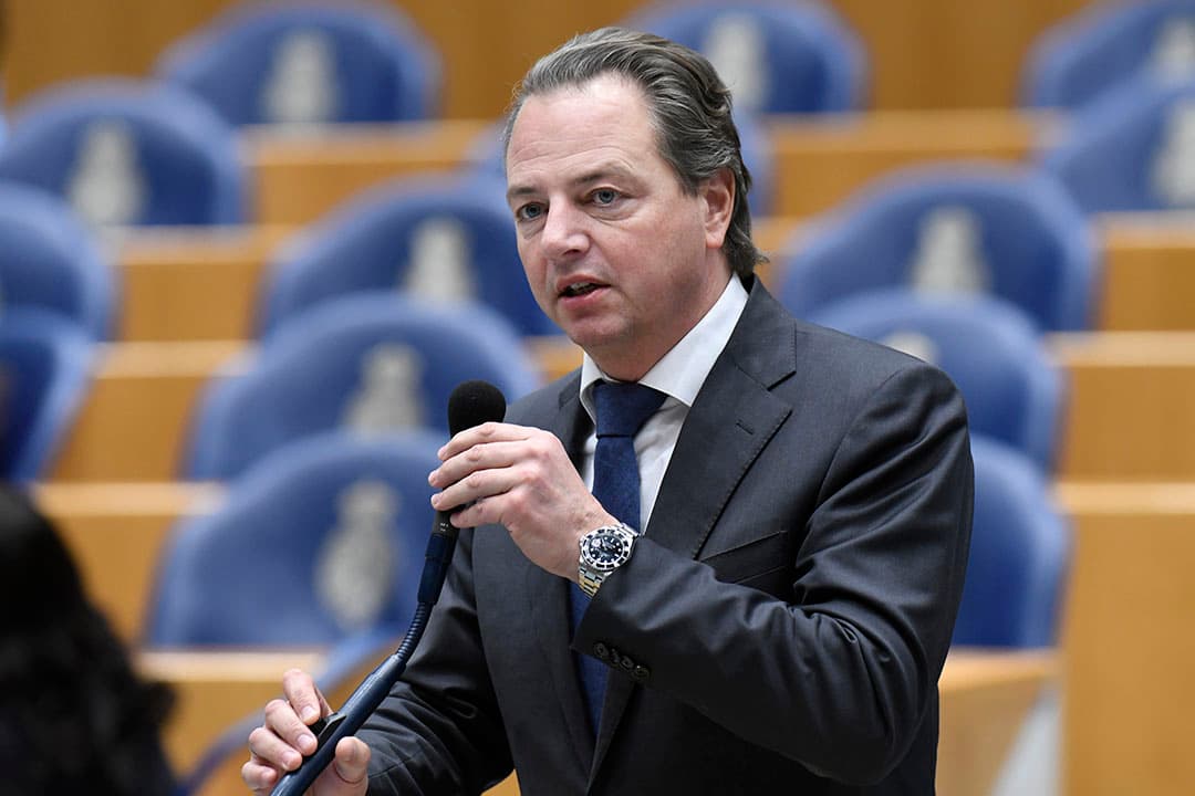 Barry Madlener voert deze week namens de PVV het woord in de Tweede Kamer tijdens de landbouwbegroting. Foto: ANP