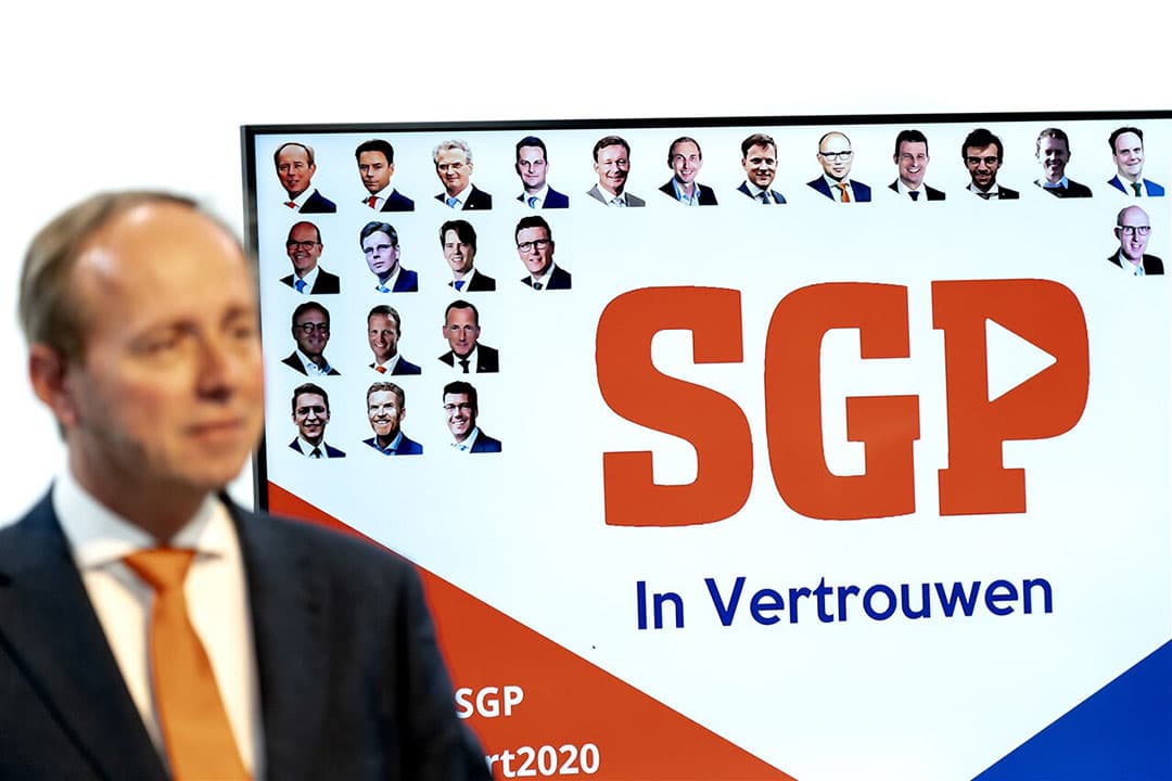 Lijsttrekker Kees van der Staaij van de SGP tijdens de presentatie van het conceptverkiezingsprogramma. - Foto: SGP