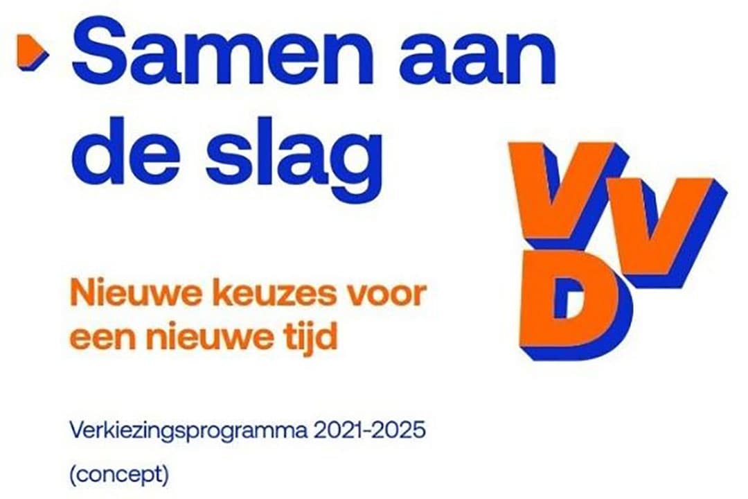 Afbeelding: concept verkiezingsprogramma VVD