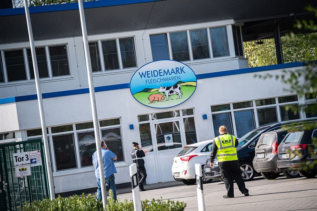 Slachterij Weidemark in Sögel. - Foto: ANP