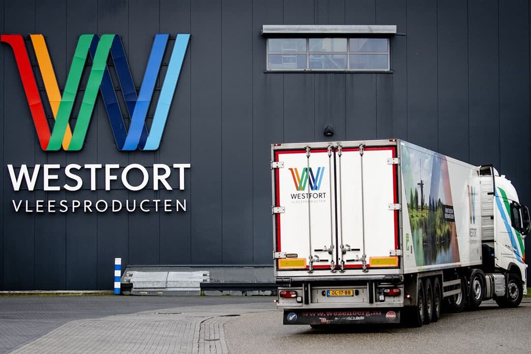 Exterieur van slachthuis Westfort in IJsselstein. Foto: ANP