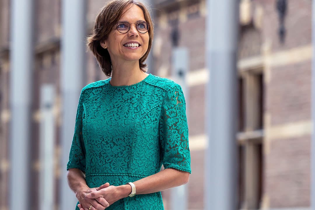 Carla Dik-Faber gaf antwoord op de vraag of zij last had gehad van de  halveringsuitspraak  van haar D66-collega Tjeerd de Groot. Foto: Roel Dijkstra-Vlaardingen