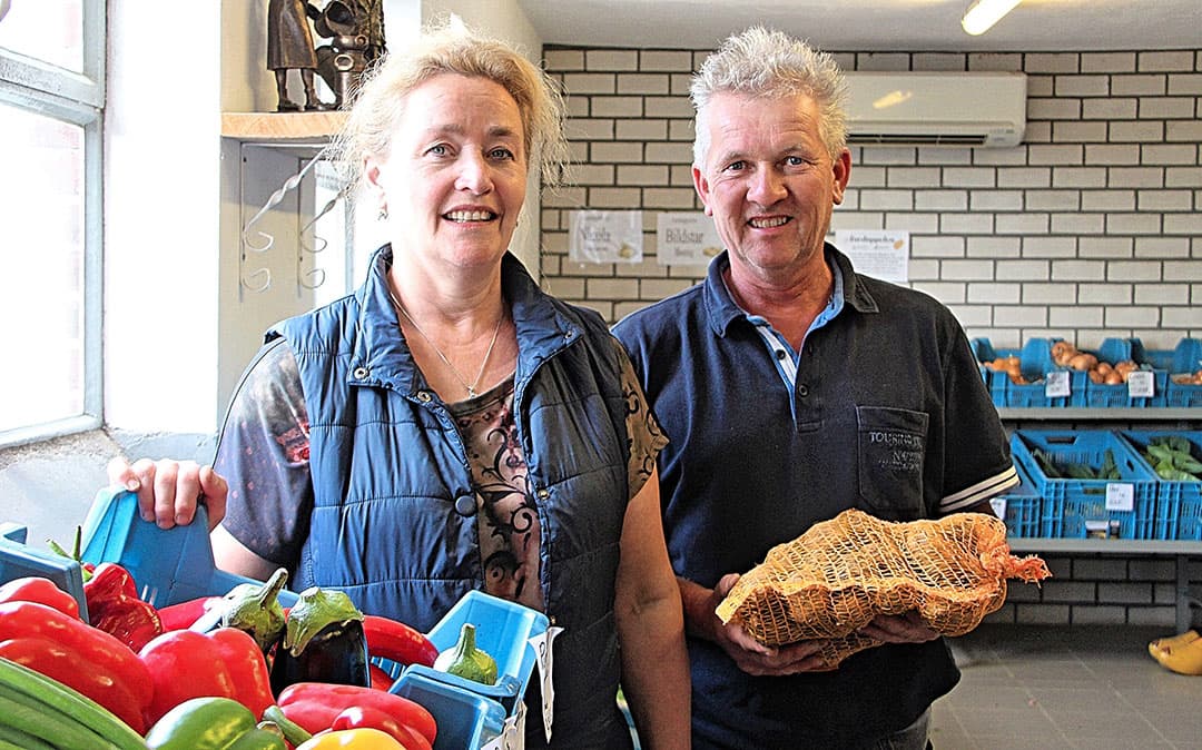 In een doorsnee jaar dragen de winkel en de akkers van Ter Haaf beide evenveel bij aan de winst.