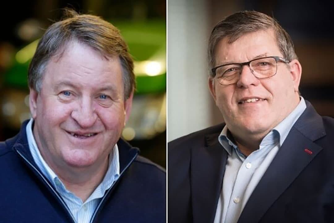Jaap Haanstra (l.) en Jan Cees Vogelaar. - Foto: Koos Groenewold en Ruud Ploeg