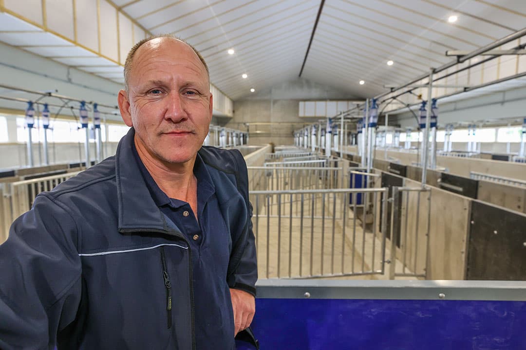 Bart Beniers: "De varkenssector staat onder druk. Als Klasse Ki ooit gedwongen is een sperma-winlocatie te sluiten, moet deze de laatste zijn die daarvoor in aanmerking komt.  - Foto: Bert Jansen