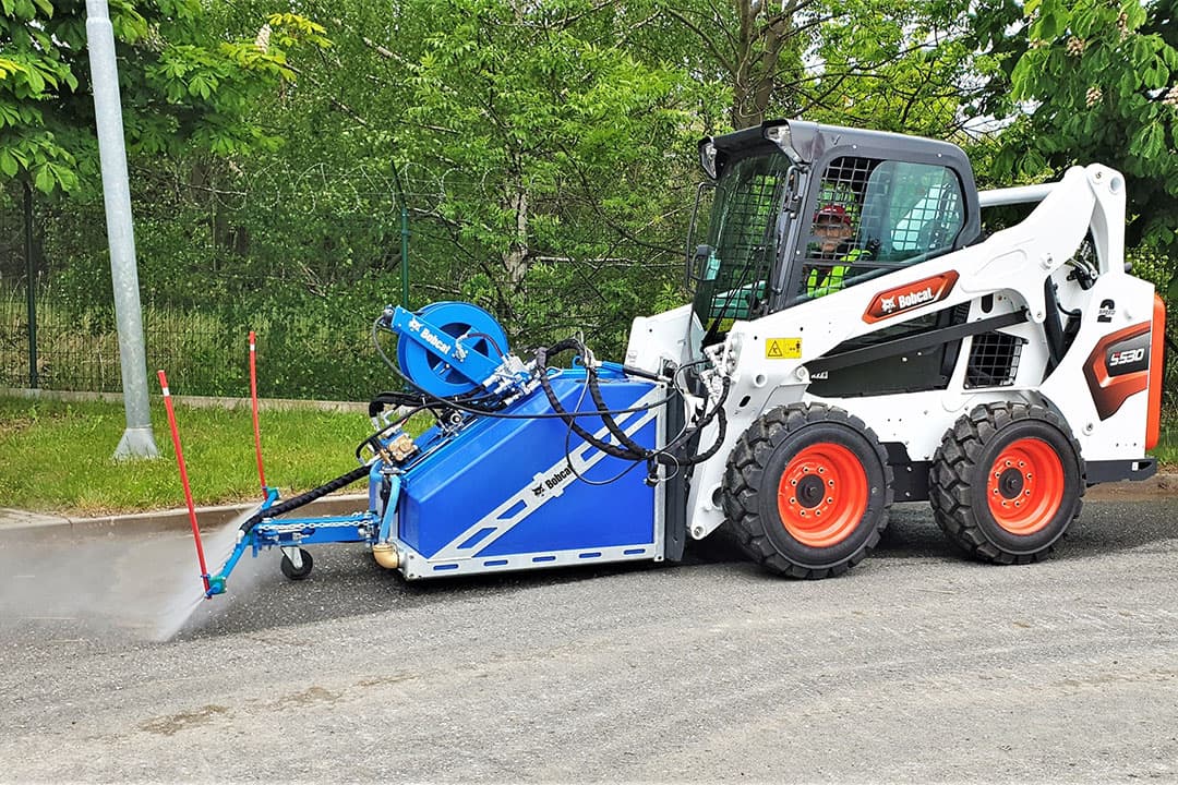 Hydraulisch aangedreven hogedrukreiniger van Bobcat
