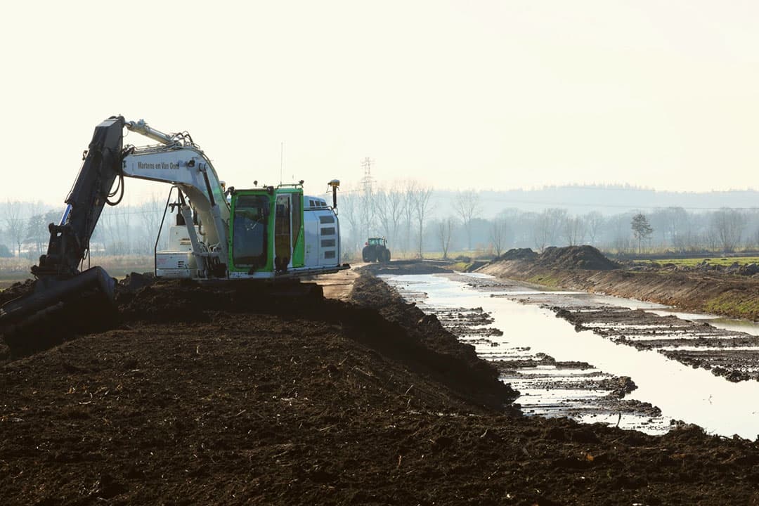 Binnenveldse Hooilanden, gebied tussen Veenendaal en Bennekom; hier is vorig jaar 300 hectare natuurgebied gerealiseerd (op landbouwgrond). - Foto: Henk Riswick