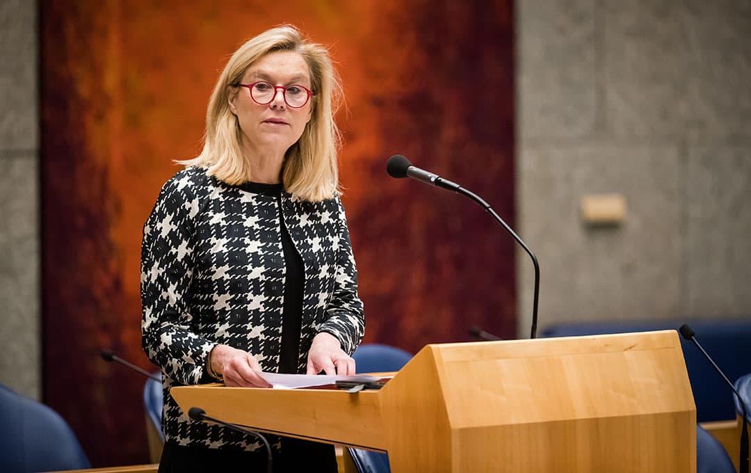 Minister Sigrid Kaag voor Buitenlandse Handel en Ontwikkelingssamenwerking. De regering wordt opgeroepen in Brussel te melden dat Nederland niet langer steun kan geven aan de Mercosur-deal. Foto: ANP