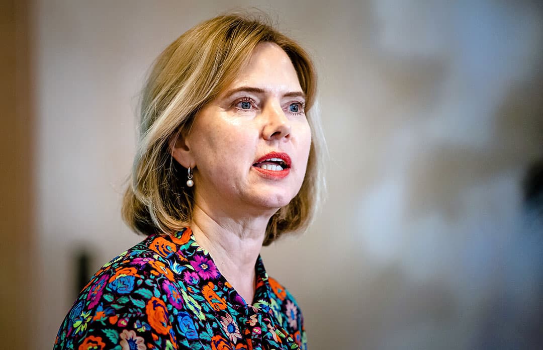 Minister Cora van Nieuwenhuizen stelde naar aanleiding van vragen uit de Tweede Kamer over de mogelijkheden van aanpassingen van het stelsel van geborgde zetels, de adviescommissie Geborgde Zetels in. Foto: ANP